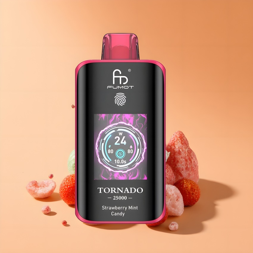 Fumot Tornado 25000 Puffs 700mAh magyar nagykereskedés Eper Menta Cukor