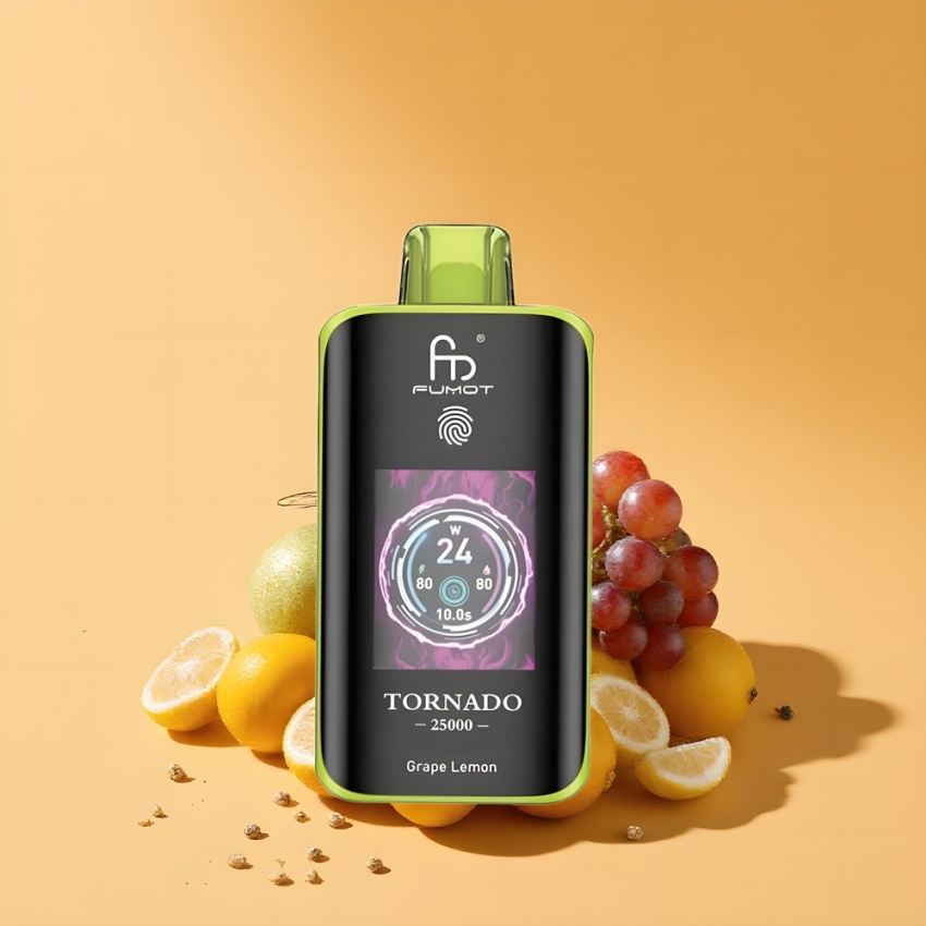 Fumot Tornado 25000 Puffs 700mAh magyar nagykereskedés Szőlő Citrom