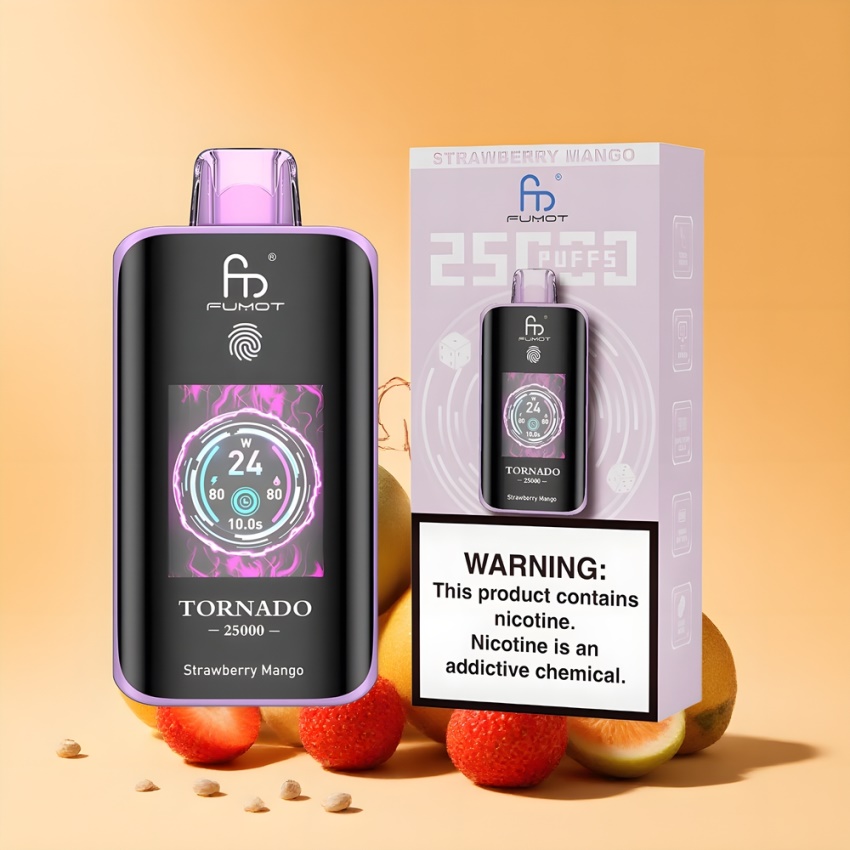 Fumot Tornado 25000 Puffs 700mAh magyar nagykereskedés eper-mangó