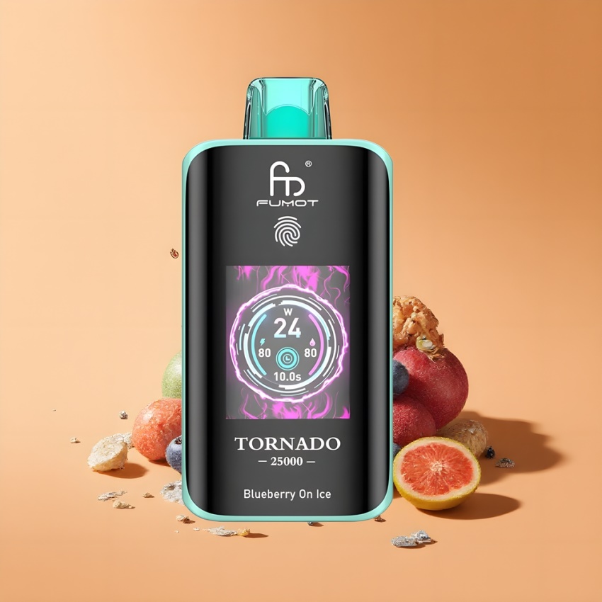 Fumot Tornado 25000 Puffs 700mAh magyar nagykereskedés Áfonya Jégen