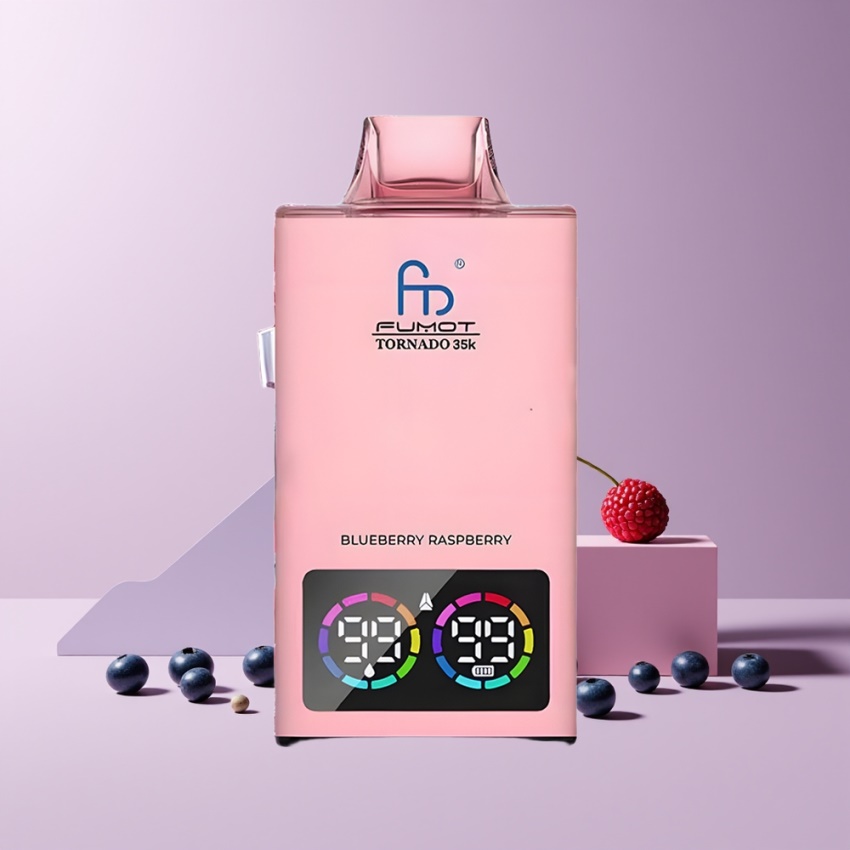 Fumot Tornado 35K Kettős háló E-liquid magyar nagykereskedés Áfonya Málna