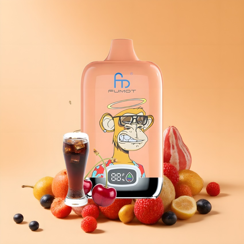 Fumot Tornado Digital Box 12000 Puffs Málna Mix Mesh magyar nagykereskedés