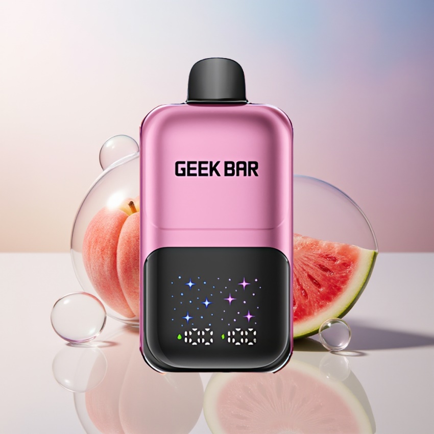 Geek Bar 2GO 20ml 50000 Puff Magyar Nagykereskedés Barack & Görögdinnye, Nagy Kijelző