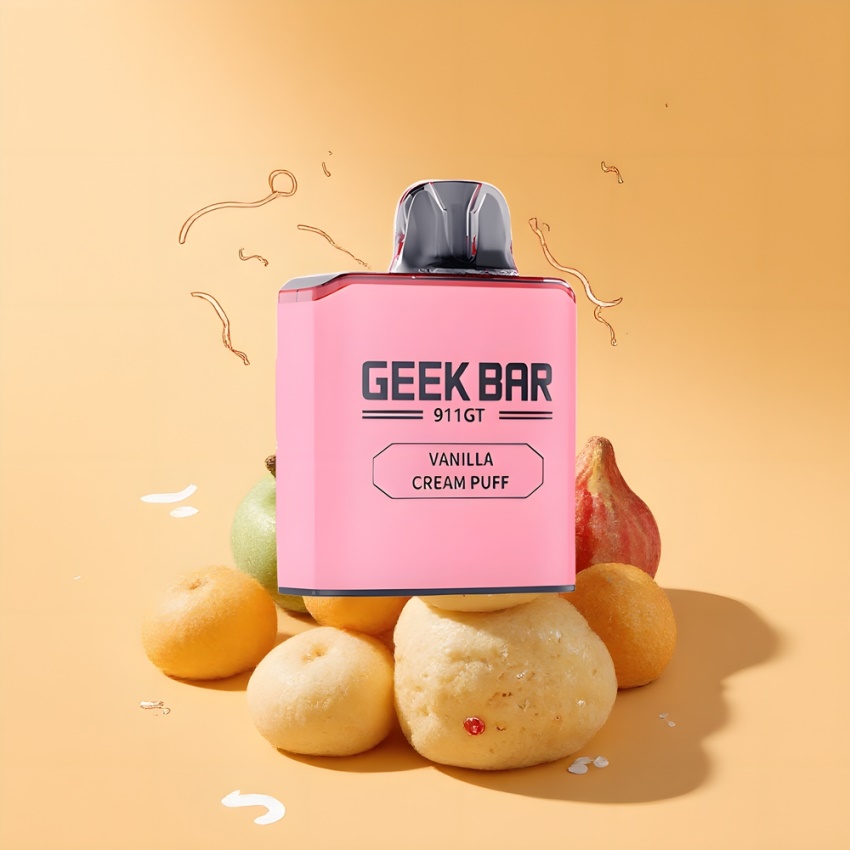 GEEK BAR 911 GT 16000 Puffs Magyar Nagykereskedés Vanília KremPuffs Rechargeable