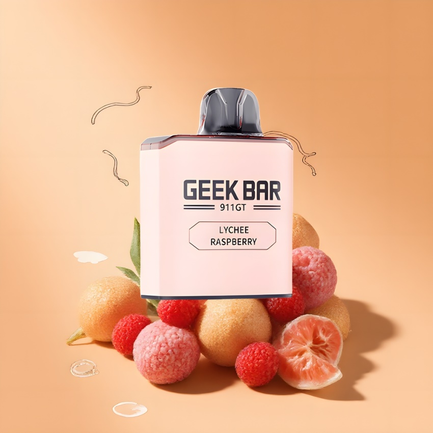 GEEK BAR 911 GT 16000 Puffs magyar nagykereskedés Licsi Málna