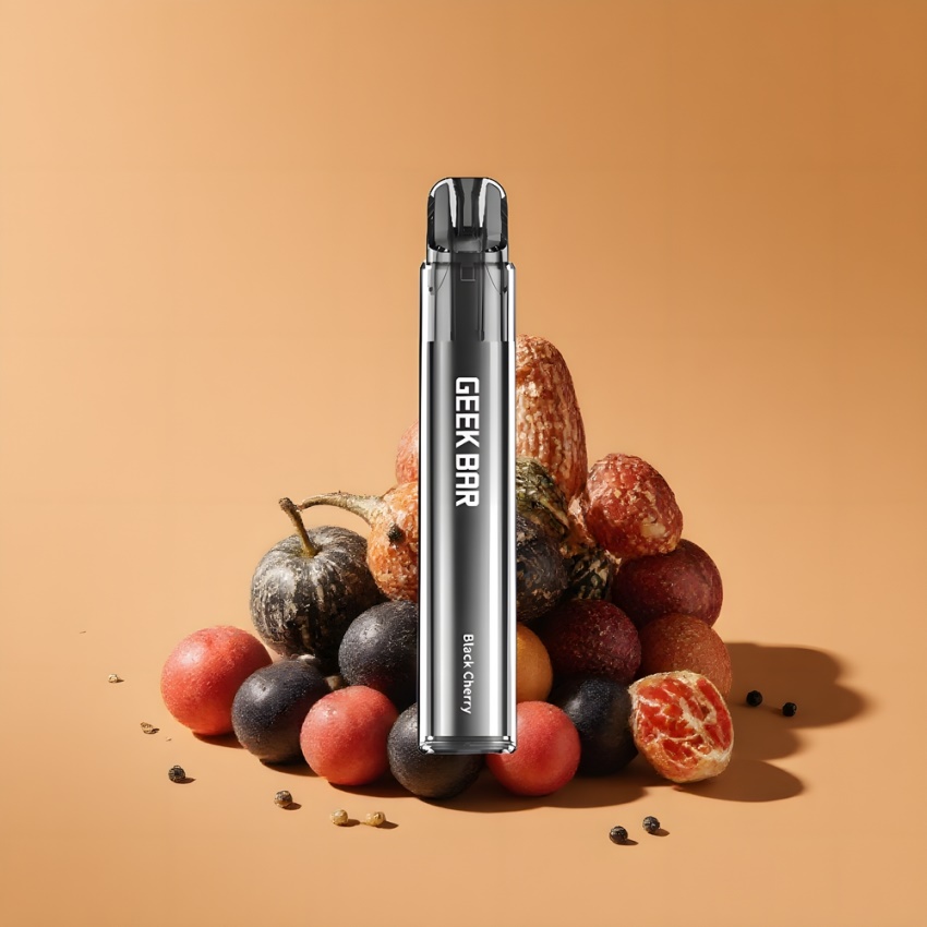 GEEK BAR Elite 1000 Puffs Mesh Coil magyar nagykereskedés Fekete Cseresznye