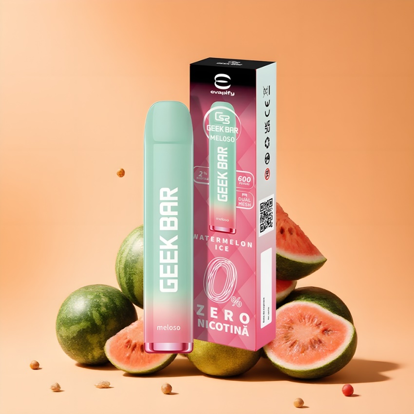 GEEK BAR Meloso 600 Puffs 20mg magyar nagykereskedés Görögdinnye