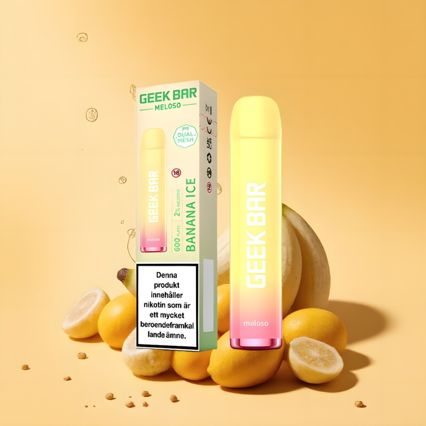 GEEK BAR Meloso 600 Puffs 550mAh magyar nagykereskedés Banán Jég