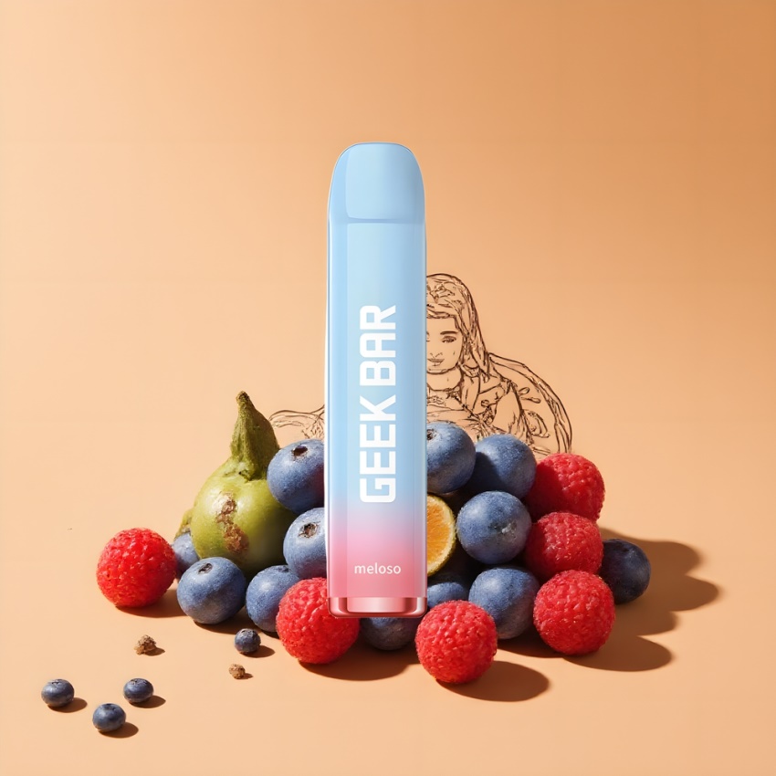 GEEK BAR Meloso 600 Puffs 550mAh magyar nagykereskedés Áfonya-Savanyú Málna