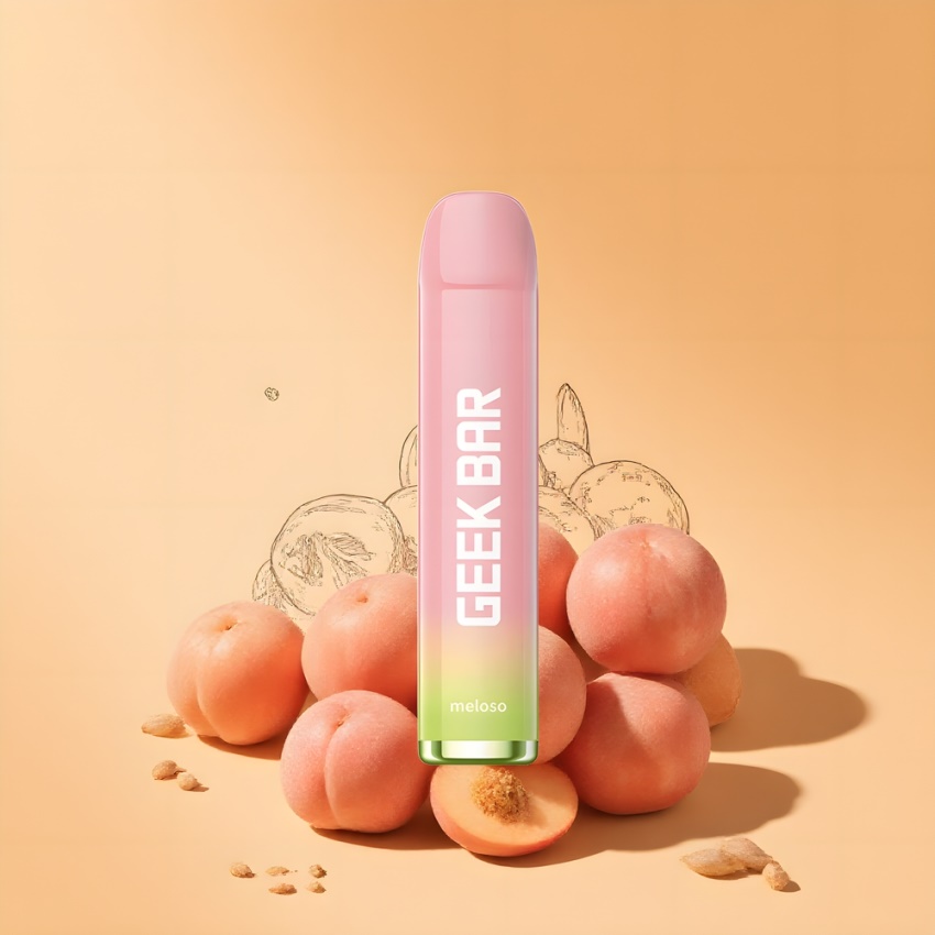 GEEK BAR Meloso 600 Puffs 550mAh magyar nagykereskedés Őszibarack Jég