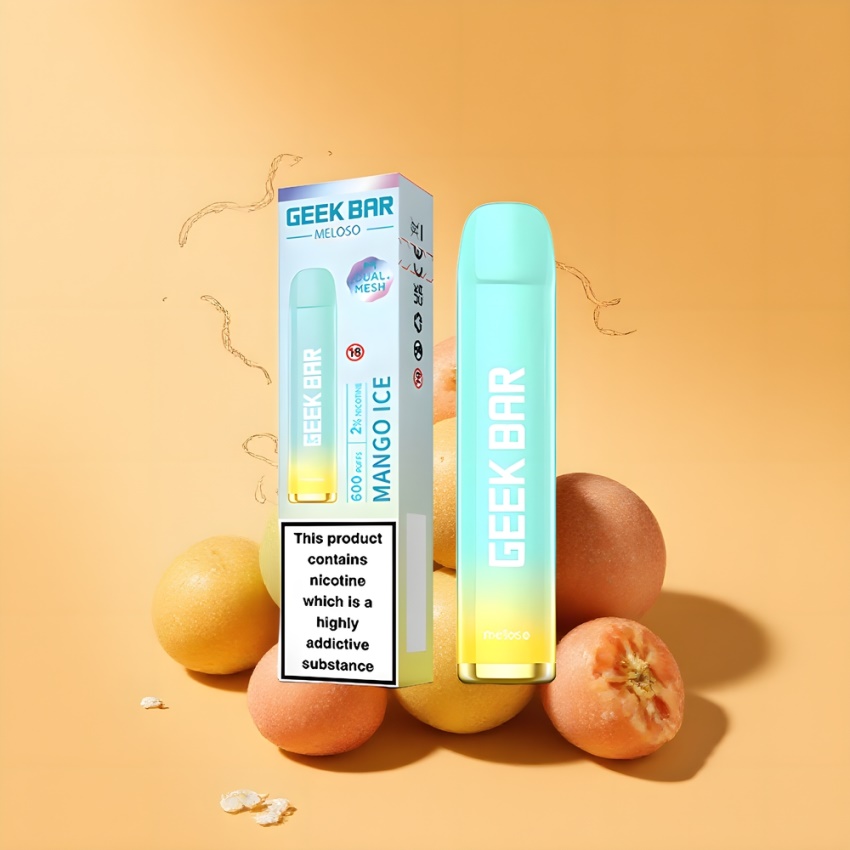 GEEK BAR Meloso 600 Puffs magyar nagykereskedés Mangó Jég 20mg