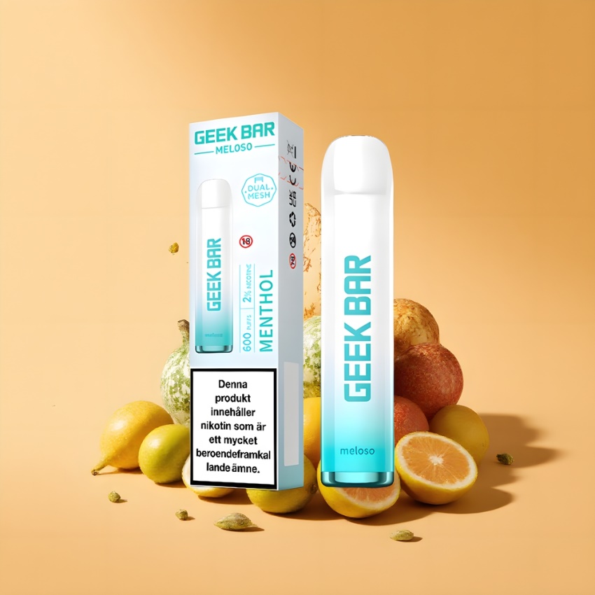 GEEK BAR Meloso 600 Puffs magyar nagykereskedés Mentol 20mg