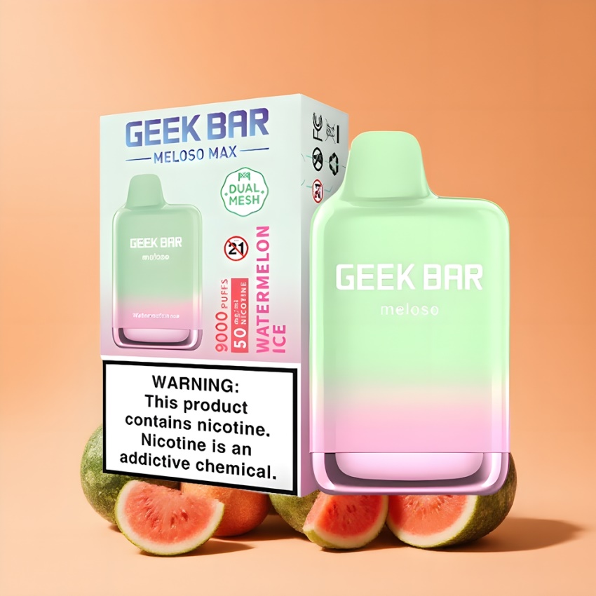 GEEK BAR Meloso Max 9000 Puffs 14ml magyar nagykereskedés Görögdinnye Jég