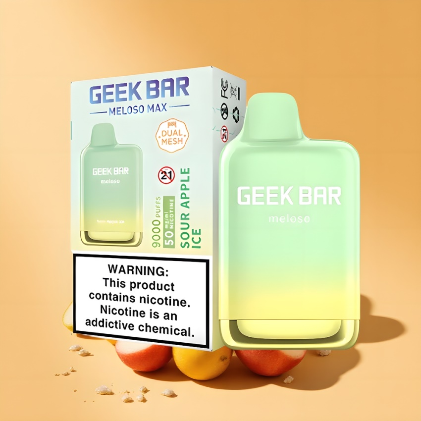 GEEK BAR Meloso Max 9000 Puffs 14ml magyar nagykereskedés Savanyú Alma