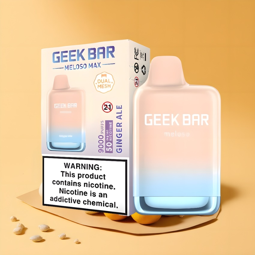 GEEK BAR Meloso Max 9000 Puffs magyar nagykereskedés Gyömbér Ásványvíz 14ml