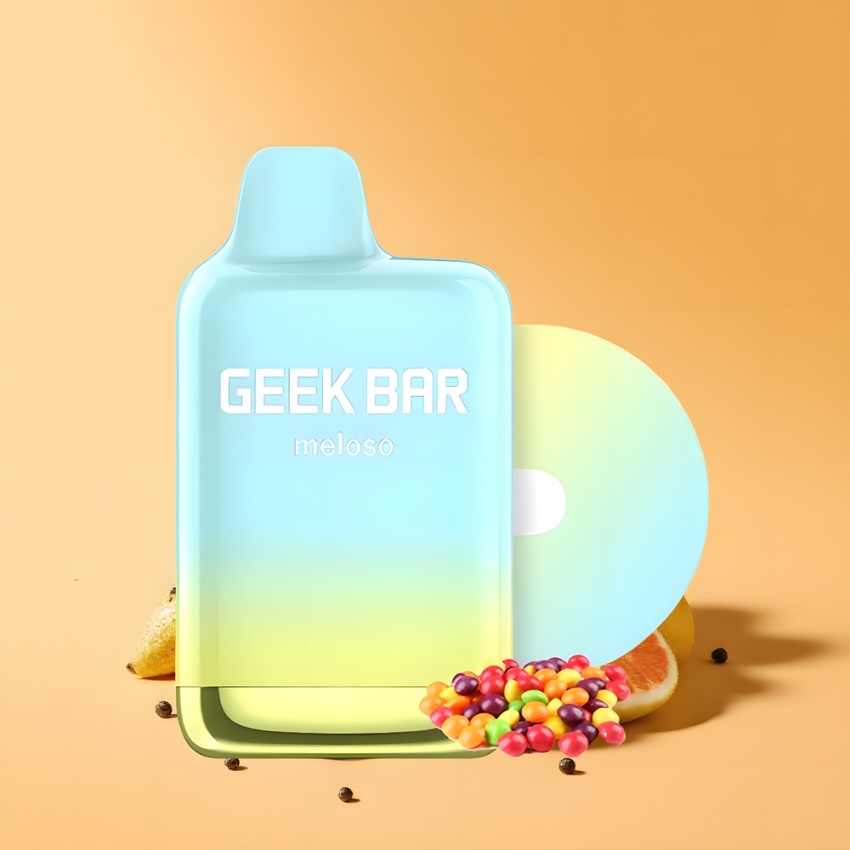 GEEK BAR Meloso Max 9000 Puffs magyar nagykereskedés Trópusi Szivárvány robbanás 14ml