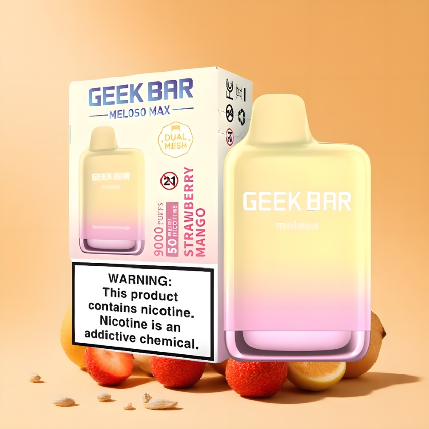 GEEK BAR Meloso Max 9000 Puffs magyar nagykereskedés eper-mangó (14ml)