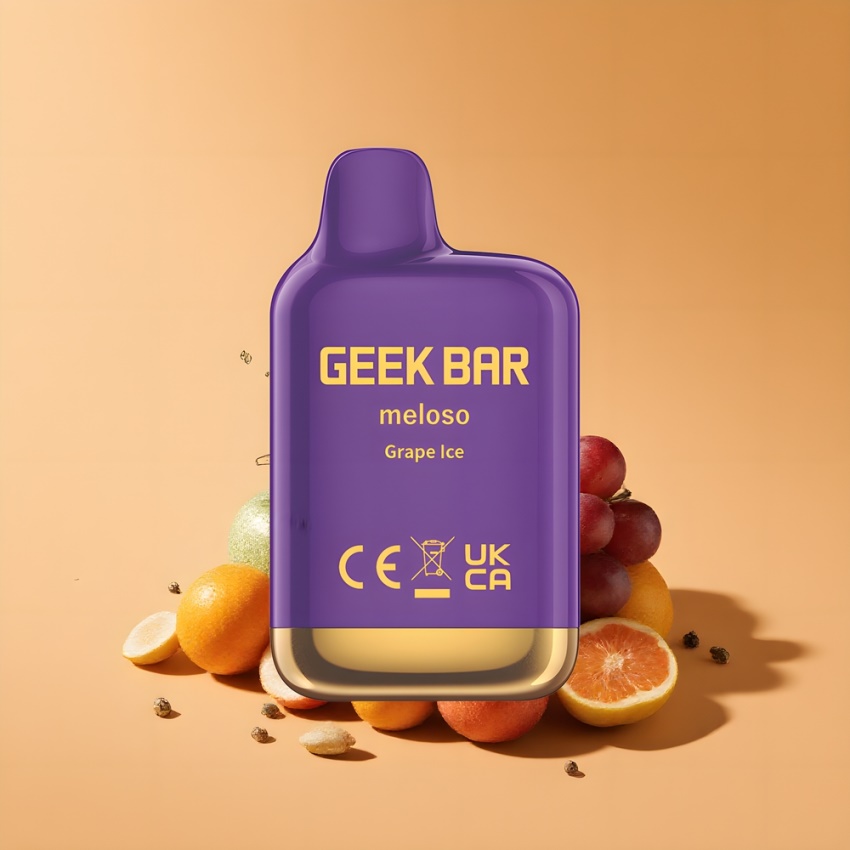 GEEK BAR Meloso Mini 600 Puffs Auto-Draw magyar nagykereskedés Jég Szőlő