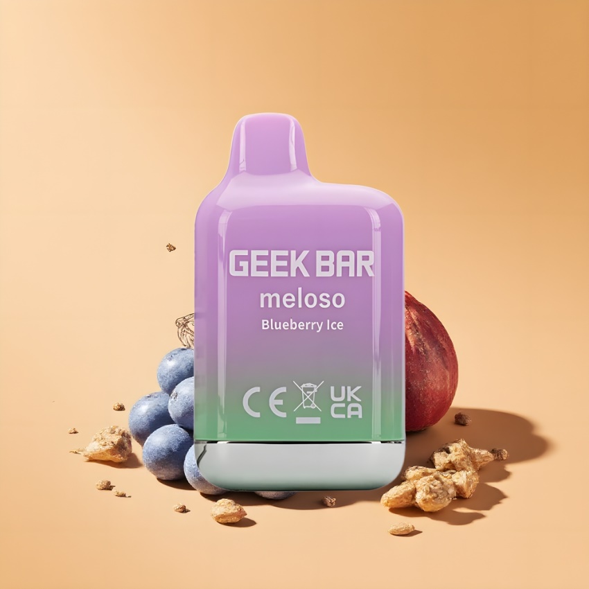 GEEK BAR Meloso Mini 600 Puffs Dual Mesh magyar nagykereskedés Áfonya Jég