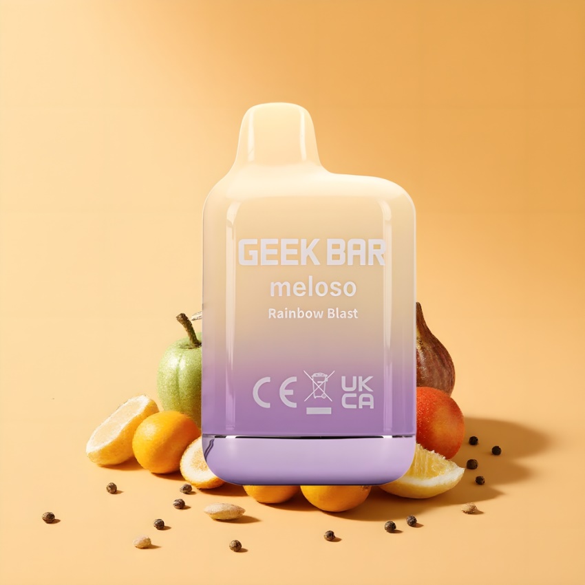 GEEK BAR Meloso Mini 600 Puffs Dupla Háló magyar nagykereskedés Szivárvány Robbanás