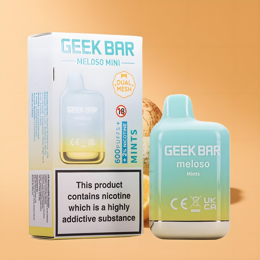 GEEK BAR Meloso Mini 600 Puffs Duplex Mesh magyar nagykereskedés Menta