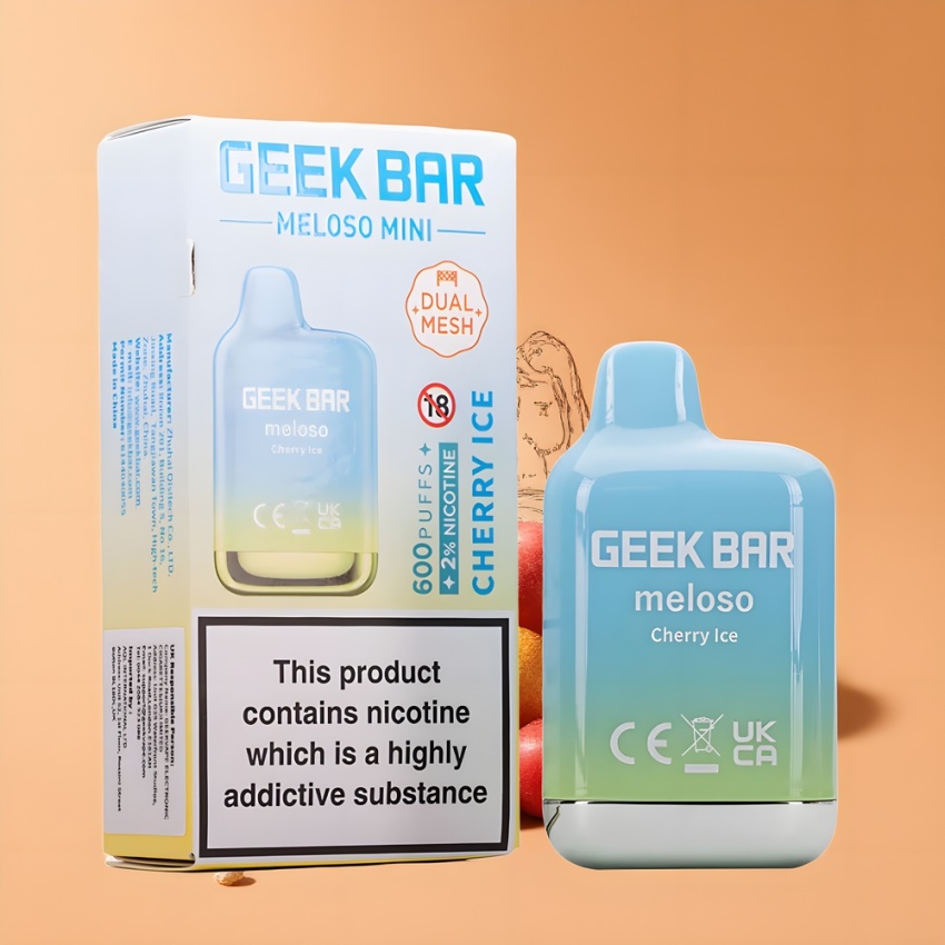 GEEK BAR Meloso Mini 600 Puffs magyar nagykereskedés Cseresznyé Jég