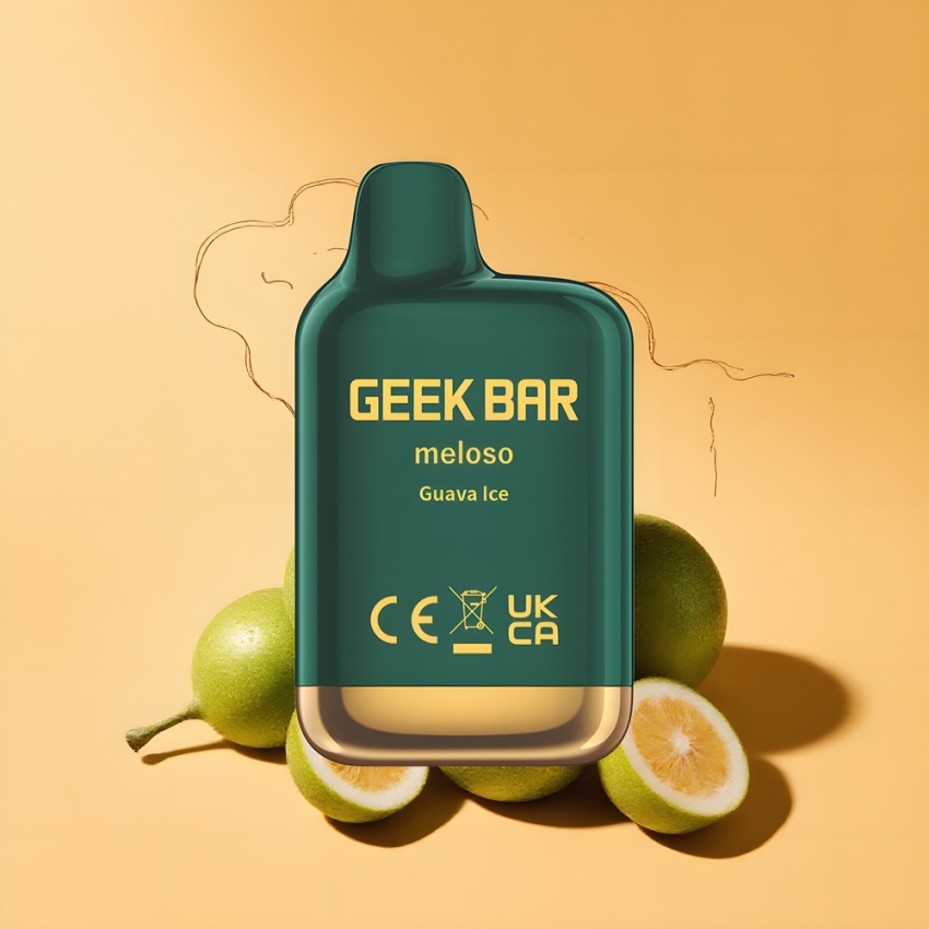 GEEK BAR Meloso Mini 600 Puffs magyar nagykereskedés Guava Jég Dupla Mesh
