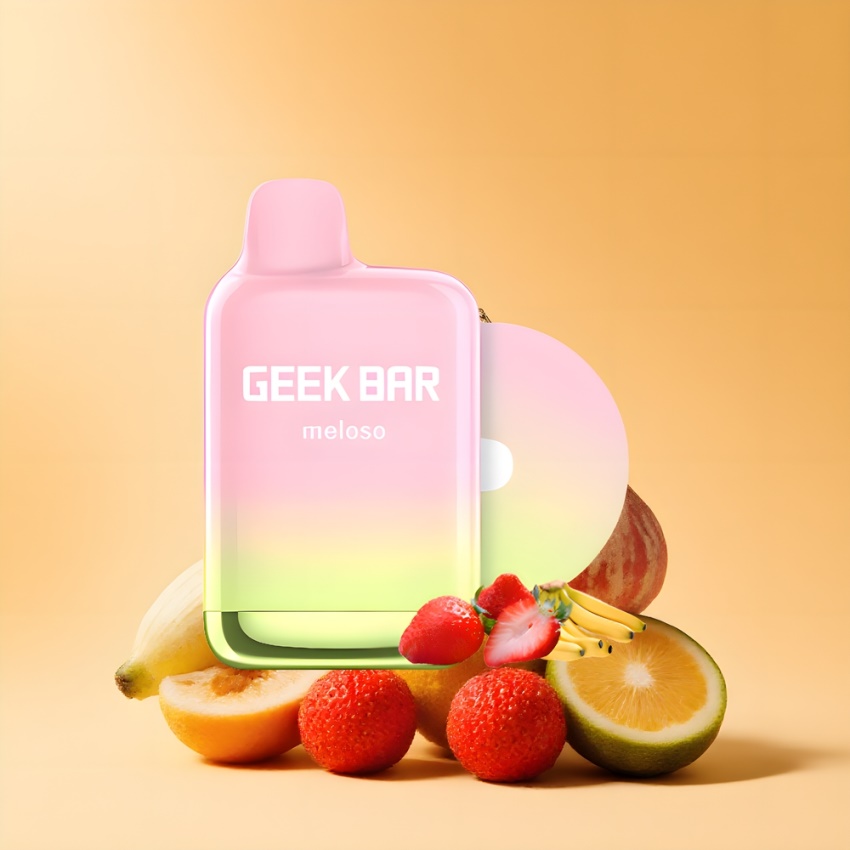 GEEK BAR Meloso Pro 4000 Puffs Eper Banán Dual-Mesh magyar nagykereskedés
