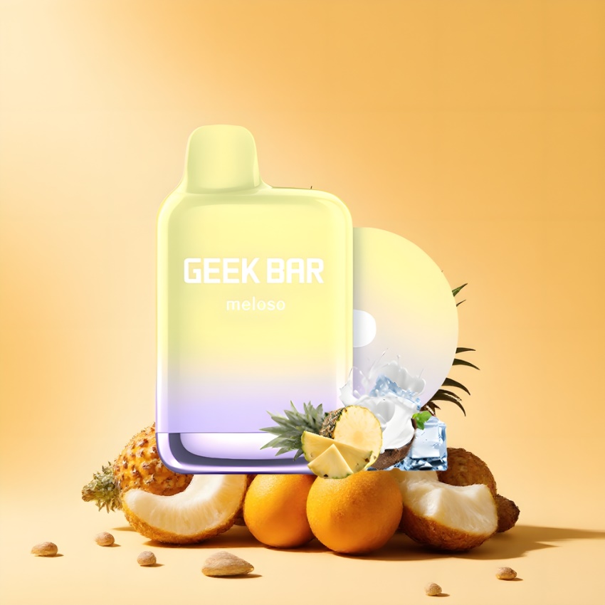 GEEK BAR Meloso Pro 4000 Puffs magyar nagykereskedés Ananász-Kókuszjég Dual-Mesh