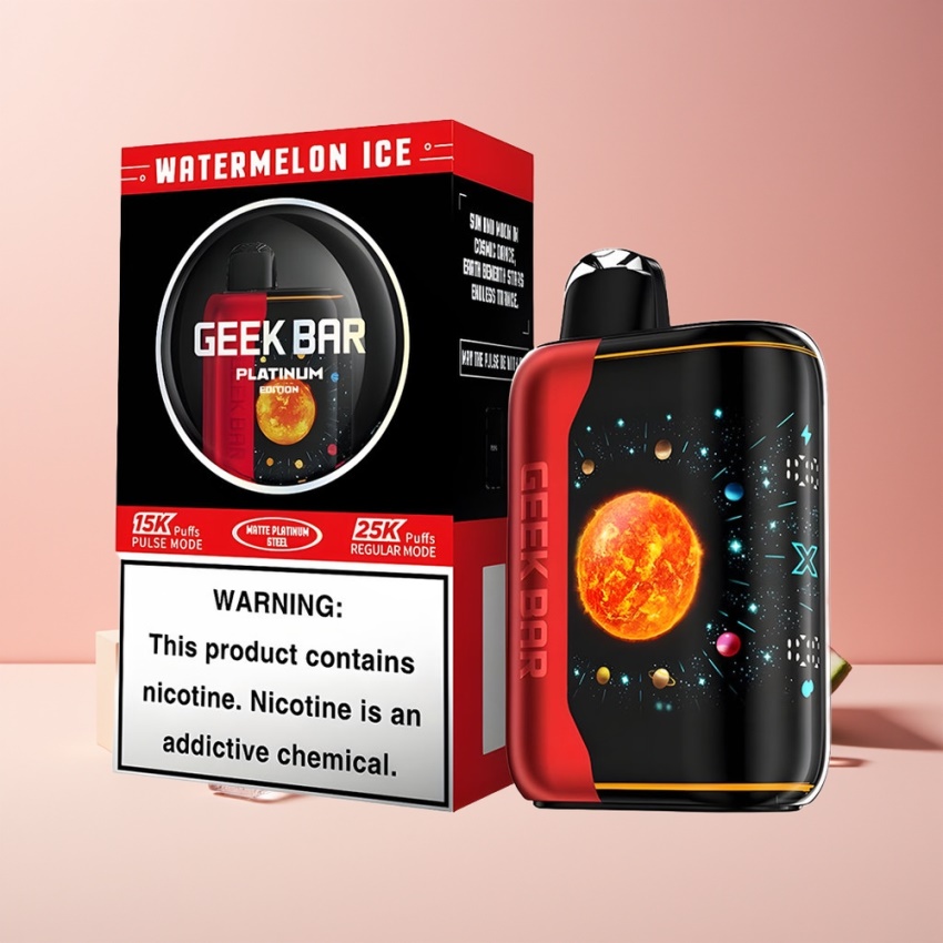GEEK BAR Platinum 25000 magyar nagykereskedés Dinamikus Képernyős Görögdinnye Jég