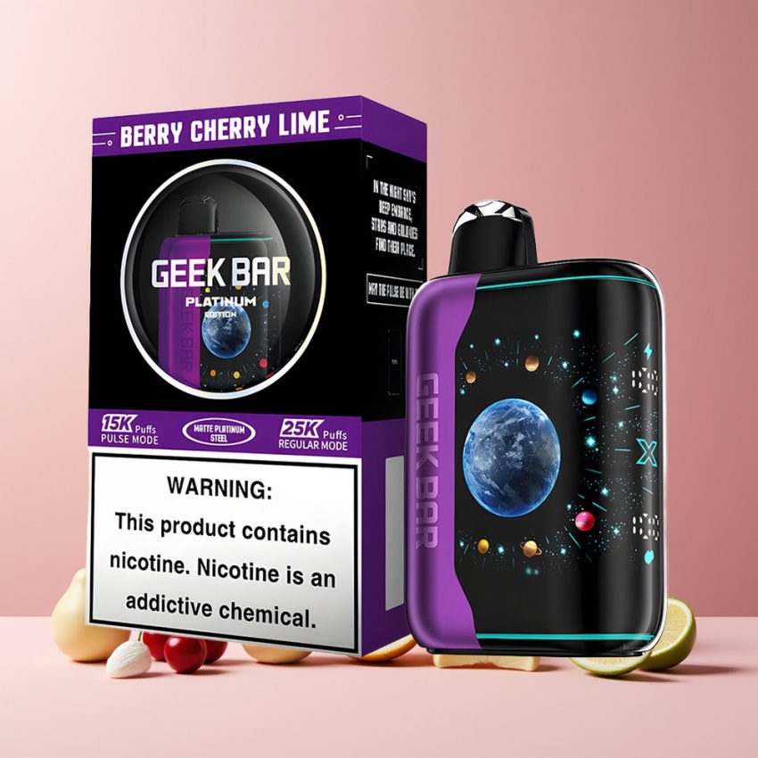 GEEK BAR Platinum 25000 magyar nagykereskedés Eper-Cseresznye-Méz