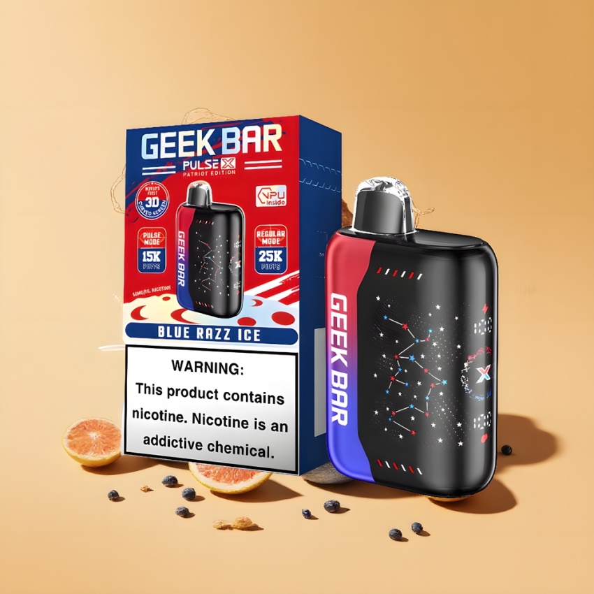 GEEK BAR Pulse X 25000 Puffs Magyar Nagykereskedés, Kétmeszes tekercs, Patriot Kiadás