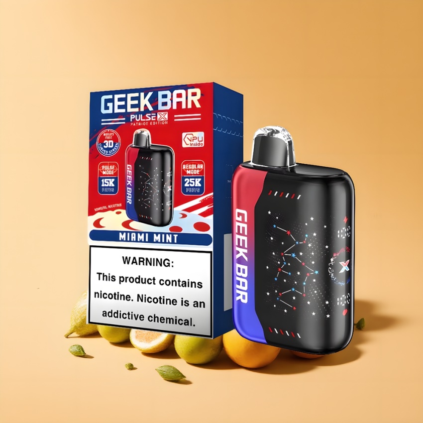 GEEK BAR Pulse X 25000 Puffs Magyar Nagykereskedés, Kétmeszes tekercs, Patriot Kiadás