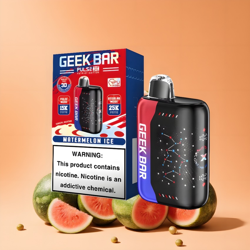 GEEK BAR Pulse X 25000 Puffs Magyar Nagykereskedés, Kétmeszes tekercs, Patriot Kiadás