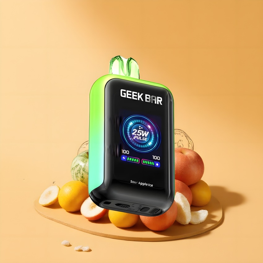 GEEK BAR Skyview 25000 Puffs 16mL Dual Mesh magyar nagykereskedés Savanyú Alma Lce