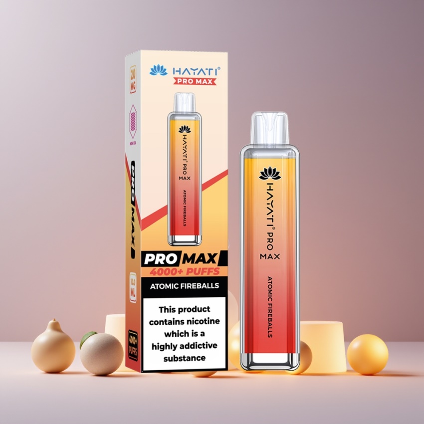 Hayati Pro Max 4000 Puff Eldobható Vape Atom Tűzgolyó magyar nagykereskedés 1400mAh