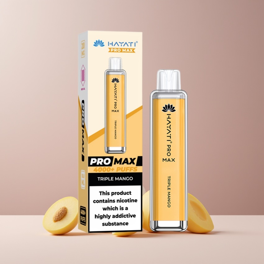 Hayati Pro Max 4000 Puff Magyar Nagykereskedés Hármas Manga Elszívható E-Cigi 1400mAh