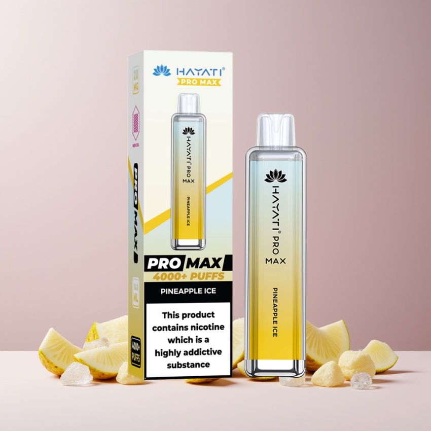 Hayati Pro Max 4000 Puff magyar nagykereskedés Ananász Jég 1400mAh