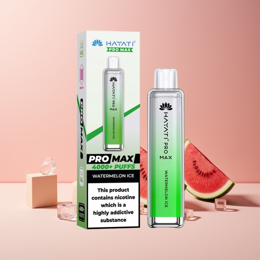 Hayati Pro Max 4000 Puffs Disposable Vízdinnye Jég magyar nagykereskedés 1400mAh