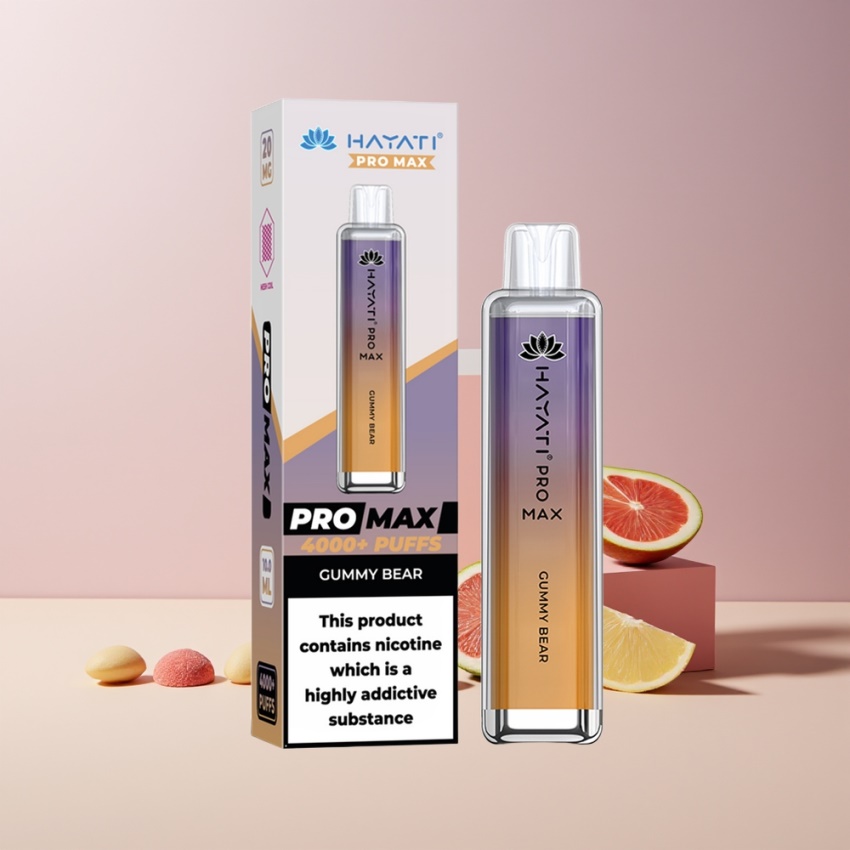 Hayati Pro Max 4000 Puffs Eldobható Vape Málnaízű magyar nagykereskedés 2% Nikotin