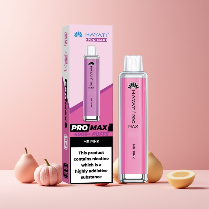 Hayati Pro Max 4000 Puffs Rózsaszín Úr magyar nagykereskedés 1400mAh