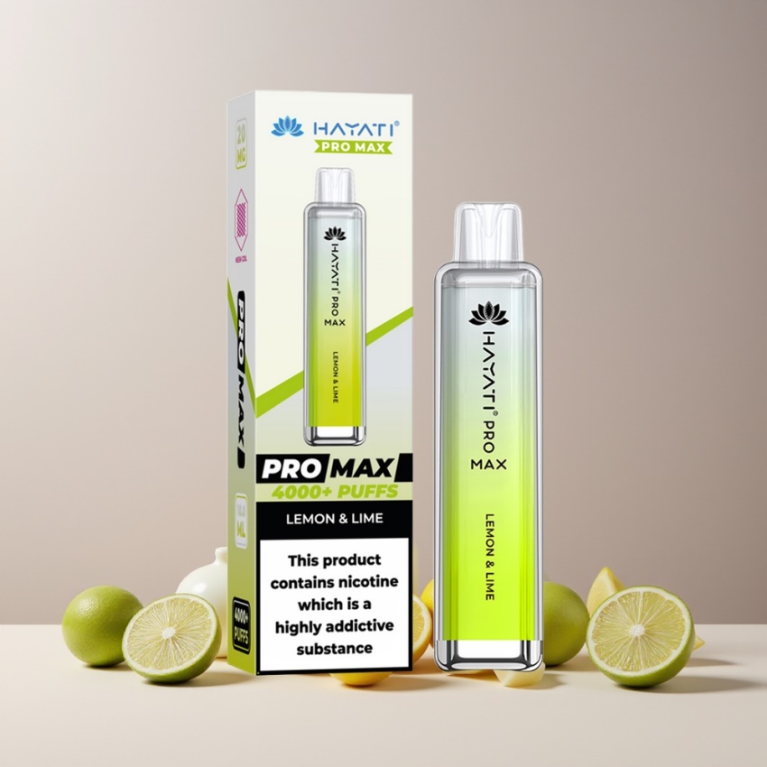 Hayati Pro Max 4000 Puffs magyar nagykereskedés Citrom-Lime 1400mAh