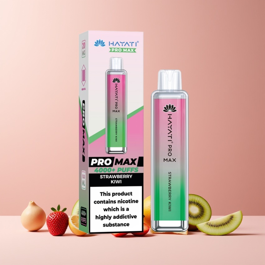 Hayati Pro Max 4000 Puffs magyar nagykereskedés Eledény 2% eper-kivi