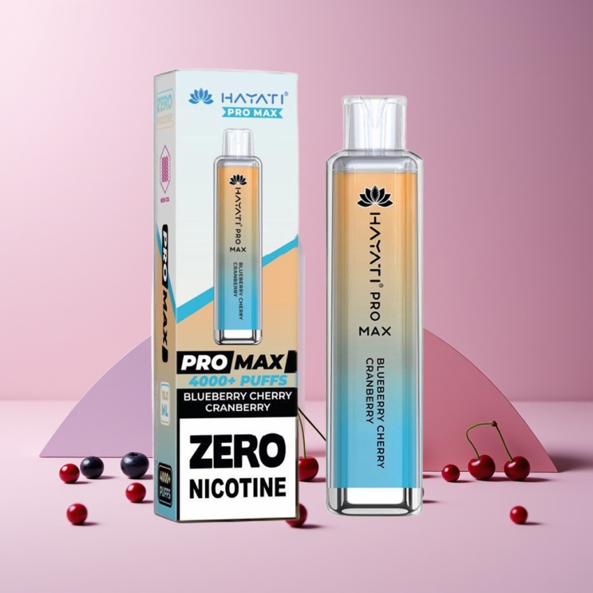Hayati Pro Max 4000 Puffs magyar nagykereskedés Kékáfonya-Cseresznye-Áfonya 1400mAh