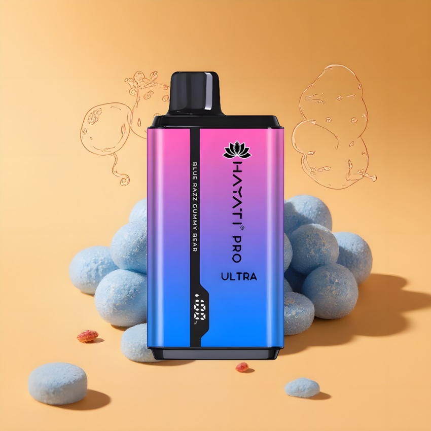 Hayati Pro Ultra 15000 Puffs magyar nagykereskedés Kék Málna Gumimaci