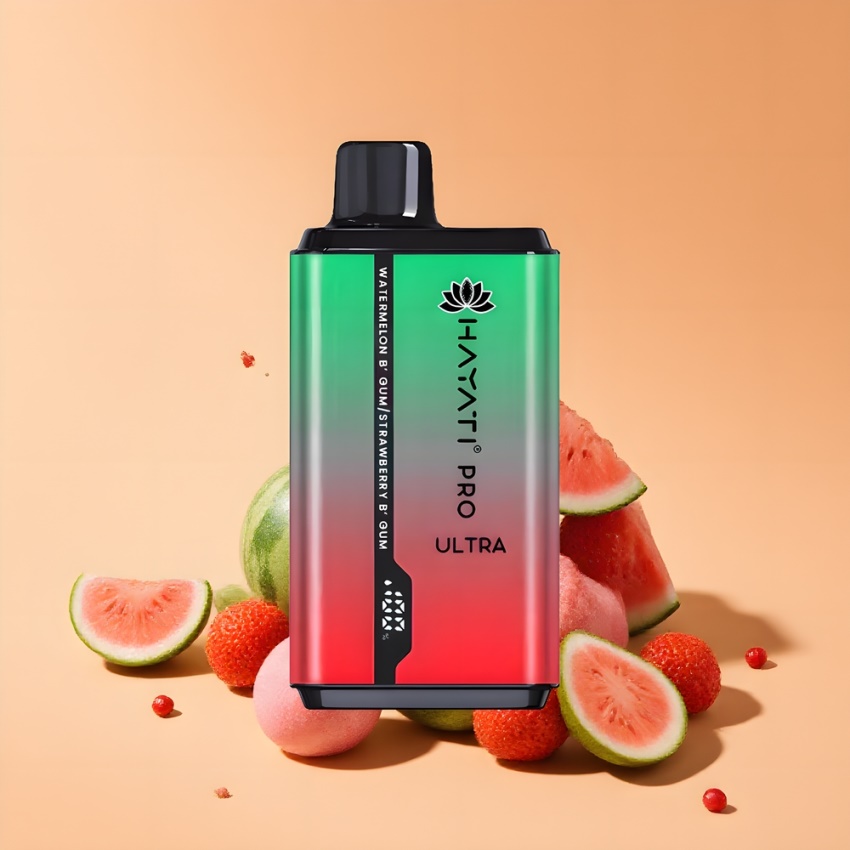 Hayati Pro Ultra 15000 Puffs Görögdinnye Buborékrágó Eper Buborékrágó magyar nagykereskedés