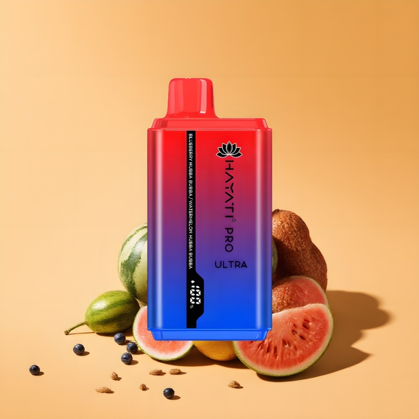 Hayati Pro Ultra 15000 Puffs Magyar Nagykereskedés Áfonya-Görögdinnye Bubba