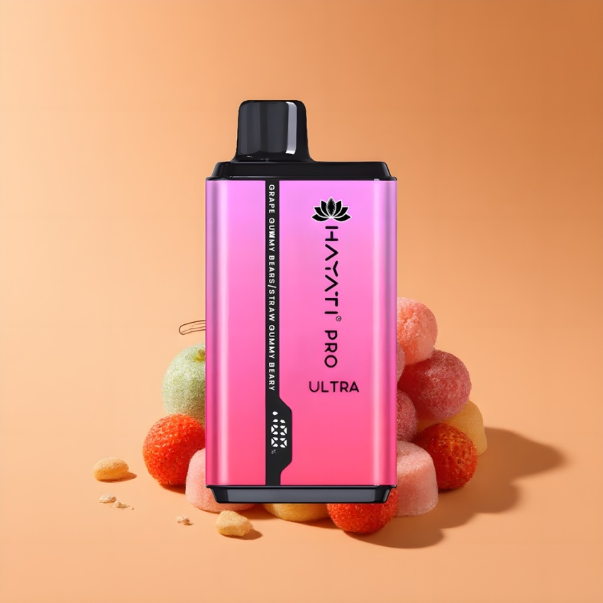 Hayati Pro Ultra 15000 Puffs magyar nagykereskedés 24ml Málnagumi Medve Epergumi Medve