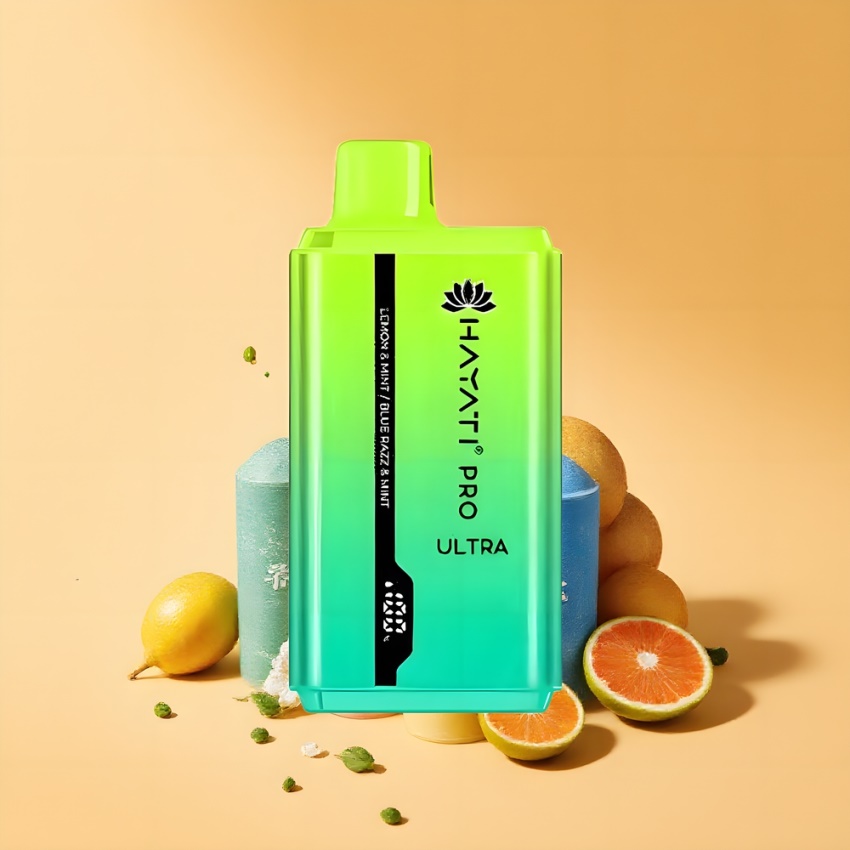 Hayati Pro Ultra 15000 Puffs magyar nagykereskedés Citrom & Menta Kék Áfonya & Menta