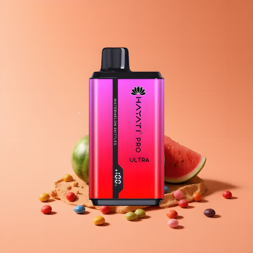 Hayati Pro Ultra 15000 Puffs magyar nagykereskedés Görögdinnye Skittles 24ml
